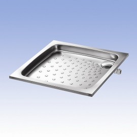 Sprchová vanička Sanela 800 x 800 x 25 mm, nerez mat   SLSN 07